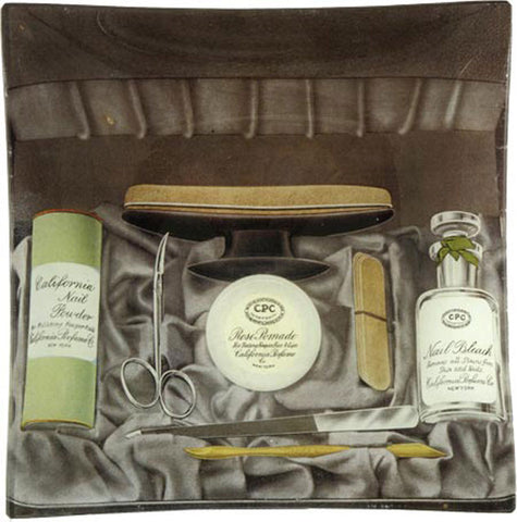 Manicure Motif Decoupage Tray