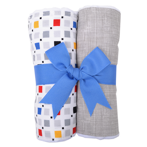 Choo Choo Train Burp Pads (Set of 2)