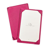 Leather Jotter with Personalized Cards (6 Color Choices)