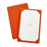 Leather Jotter with Personalized Cards (6 Color Choices)