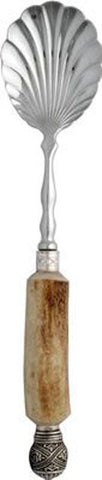 Serving Spoon with Sterling & Horn