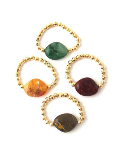 Stone & Stretch Bracelets