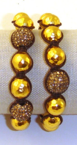 Knotted 24k Gold Plated Adjustable Bracelets
