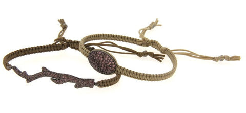 Amethyst Crystal Oval Bracelet