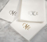Personalized "Linen-Like" Disposable Guest Towels