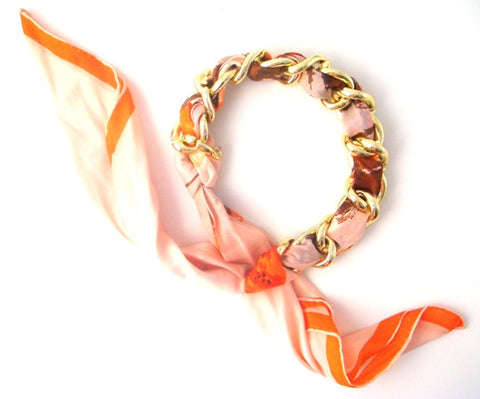 Floral Vintage Scarf- Double Wrap