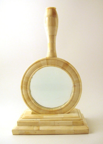 Oversized Bone Magnifying Glass with Stand