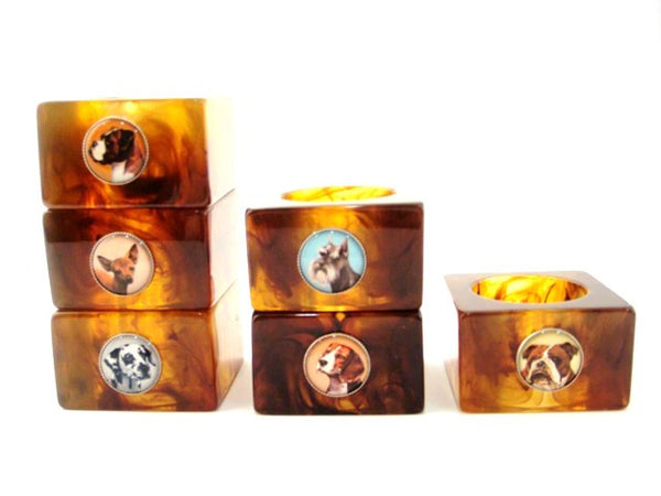 Dog Napkin Rings