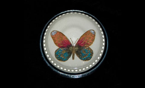 Hand Painted Butterfly Paper Weight