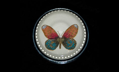 Hand Painted Butterfly Paper Weight