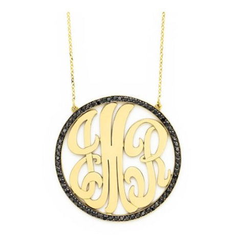 Diamond Cutout Monogram, Large