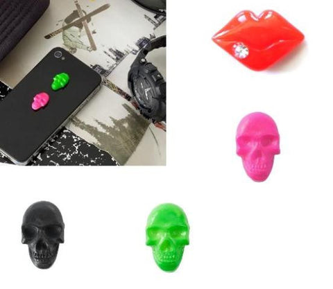 Skulls & Lips Tech Stickers (Set of 2)