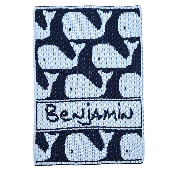 Whales Personalized Blanket