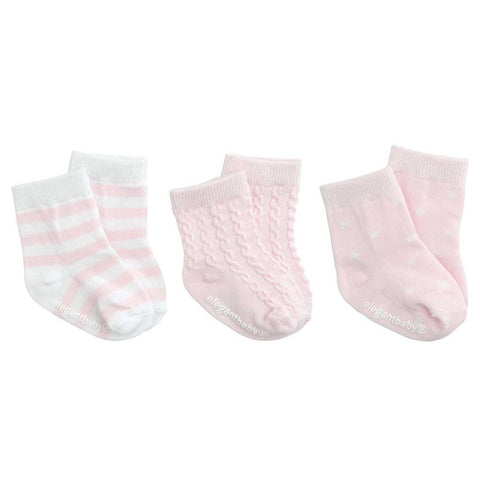 Baby Girl's First Socks (3 pack)