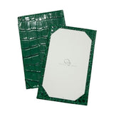 Croco Embossed Jotter with Personalized Cards (4 Color Choices)