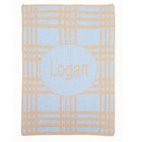 Crazy for Plaid Personalized Blanket