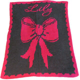 Personalized Bow Blanket