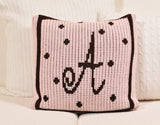 Personalized Pillow with Polka Dots & Border