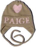 Heart Personalized Hat with Earflaps