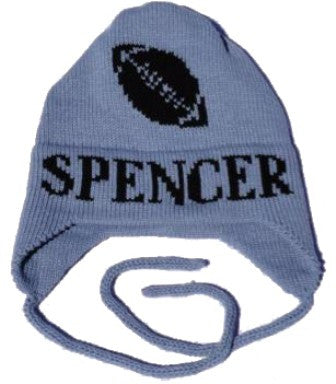 Football Personalized Hat with Earflaps