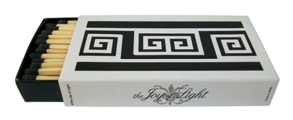 Greek Key Matchboxes, Set of 2