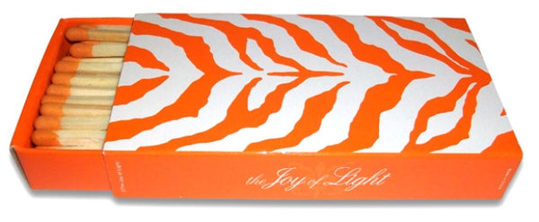 Zebra Matchboxes (Orange), Set of 2