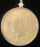 Vintage Silver Coin & Link Necklace