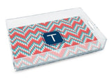 Personalized Lucite Tray, Large: NEW PATTERNS & STYLES