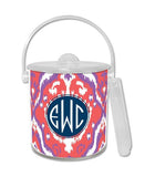 Personalized Ice Bucket & Tongs: NEW PATTERNS & STYLES