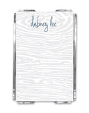 Personalized Memo Notes in Lucite Holder: NEW PATTERNS/STYLES