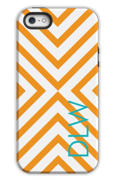 Personalized Cell Phone Case, Chevron Pattern
