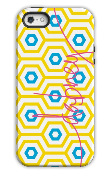 Personalized Cell Phone Case, Happy Hexagon: Order your iPhone 6