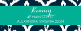 Personalized Return Address Labels: NEW PATTERNS & STYLES