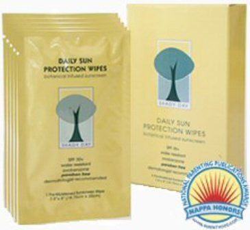 Award Winning - Sun Protection Wipes (SPF 30), 5 Individual Packets
