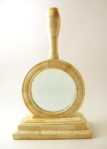 Oversized Bone Magnifying Glass with Stand