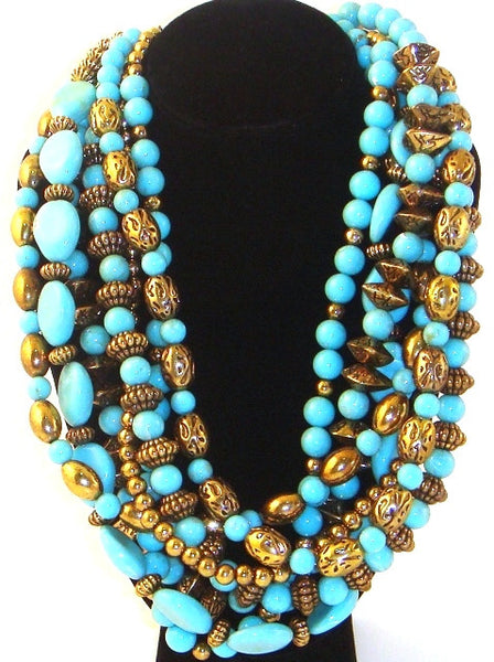 Multi-Strand Turquoise Necklace