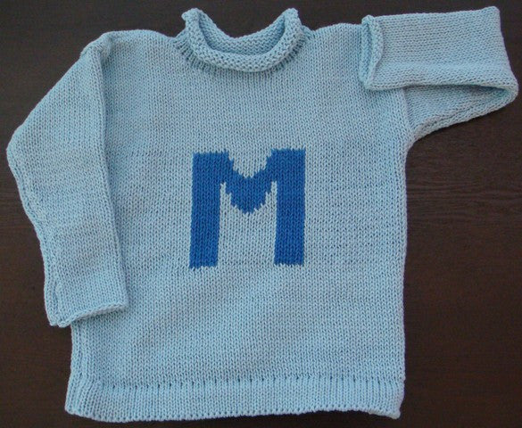 Personalized Letter Sweater (Children's) - Main Image