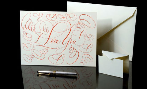 "I Love You" Grand Statement Card