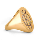 Chilla Diamond Signet Ring
