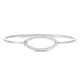 Diamond Eyelet Bangle