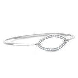 Diamond Eyelet Bangle