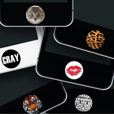 "Cray" Theme Home Button Stickers (Pack of 6)