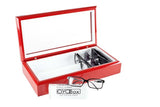 Eyewear Organizer Box, Red Lacquer