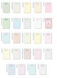 Personalized "Grocery" Notepad: NEW PATTERNS AND STYLES